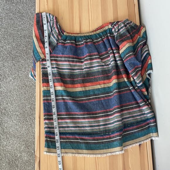 dRA Los Angeles Stripes boho blouse S - Picture 7 of 7